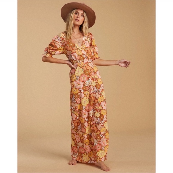 Billabong X Salty Blonde Hello There Maxi Dress - Picture 3 of 7
